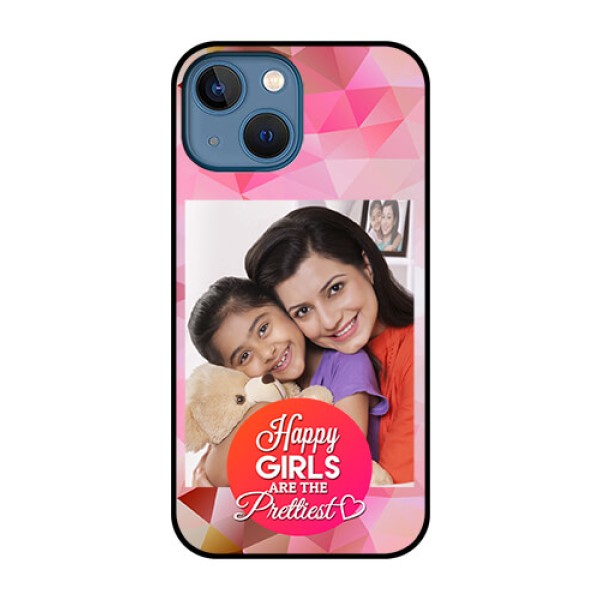 iPhone 13 Mini Photo Printing on Glass Case - Abstract Triangle Design iPhone 13 Mini Photo Printing on Glass Case - Abstract Triangle Design