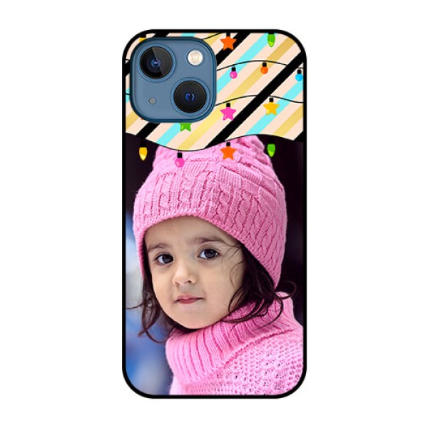 iPhone 13 Mini Custom Glass Mobile Case - Lights Hanging Design