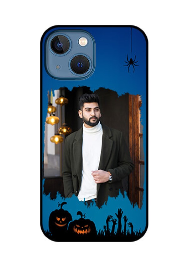 iPhone 13 Mini Photo Printing on Glass Case - with pro Halloween design