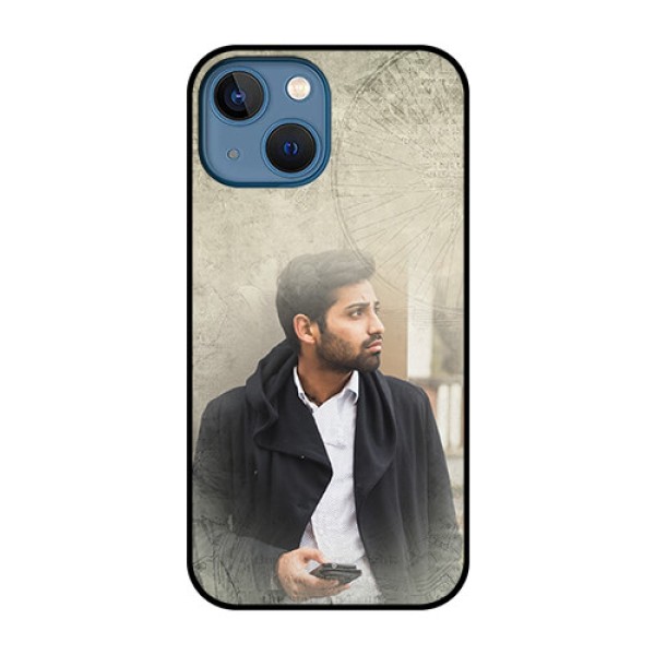 iPhone 13 Mini Custom Glass Phone Case - with vintage design