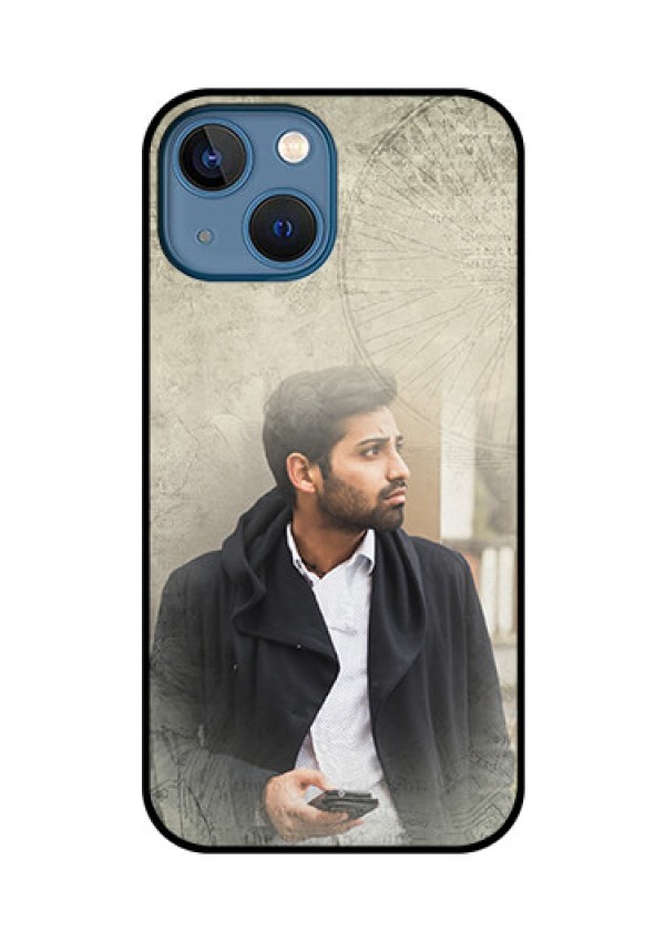 iPhone 13 Mini Custom Glass Phone Case - with vintage design