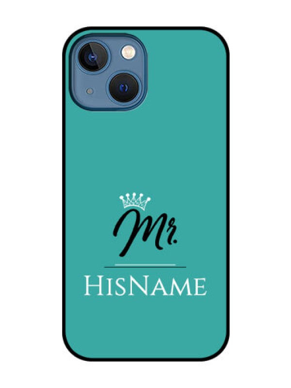 Custom iPhone 13 Mini Custom Glass Phone Case Mr with Name