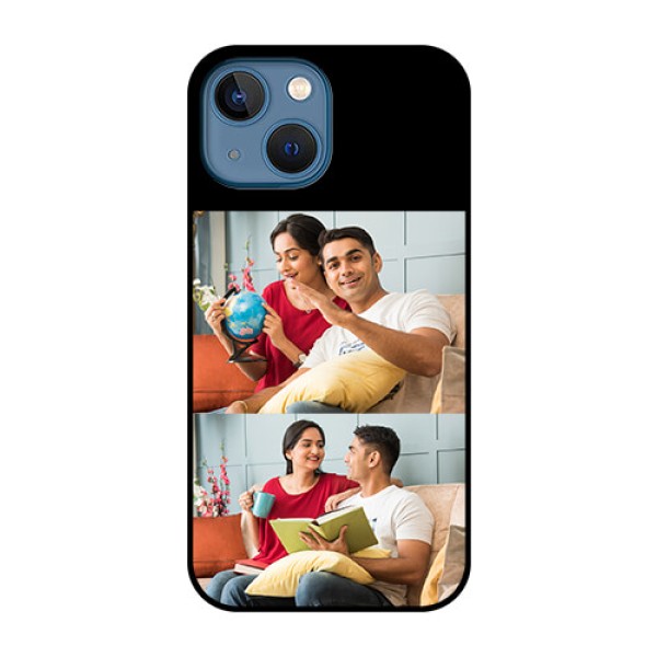 iPhone 13 Mini 2 Images on Glass Phone Cover