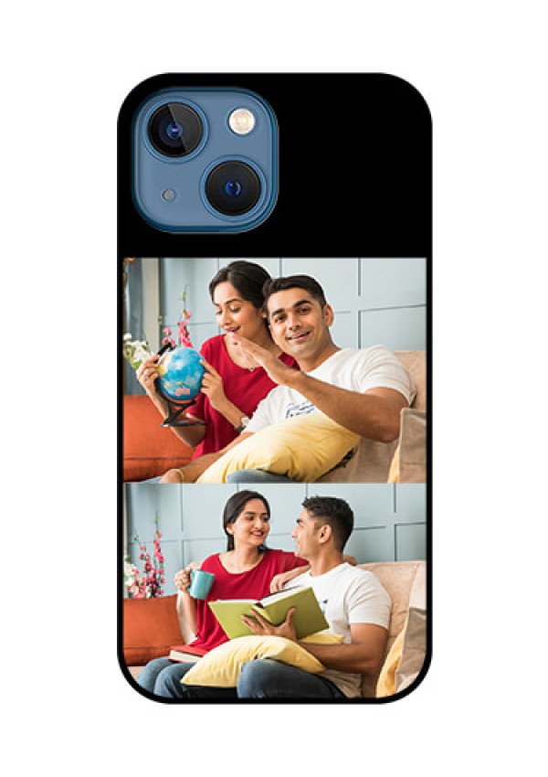 iPhone 13 Mini 2 Images on Glass Phone Cover