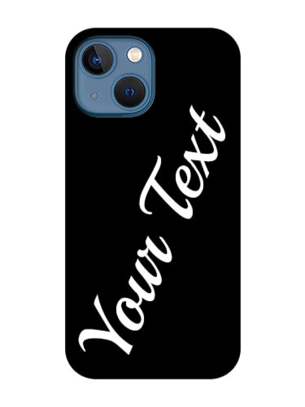 Custom iPhone 13 Mini Custom Glass Mobile Cover with Your Name