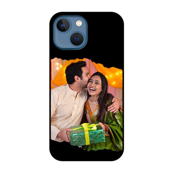 iPhone 13 Mini Custom Glass Phone Case - Tear-off Design