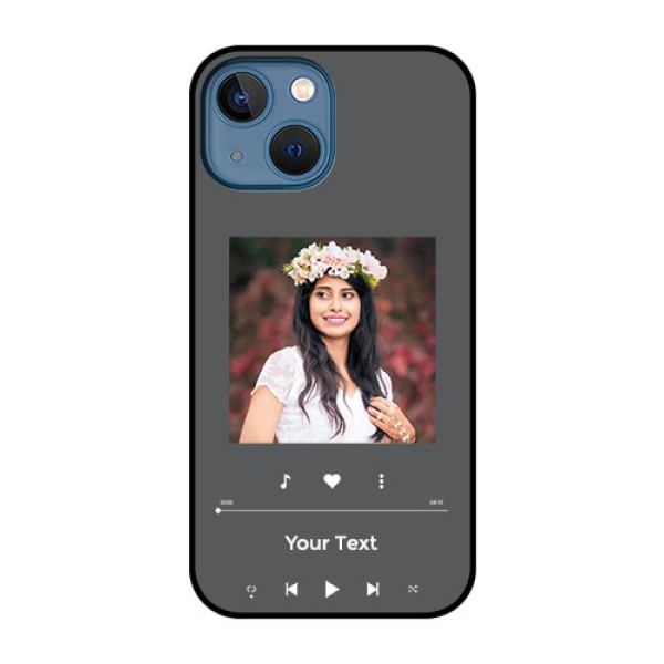 iPhone 13 Mini Custom Glass Mobile Case - Play The Music Design