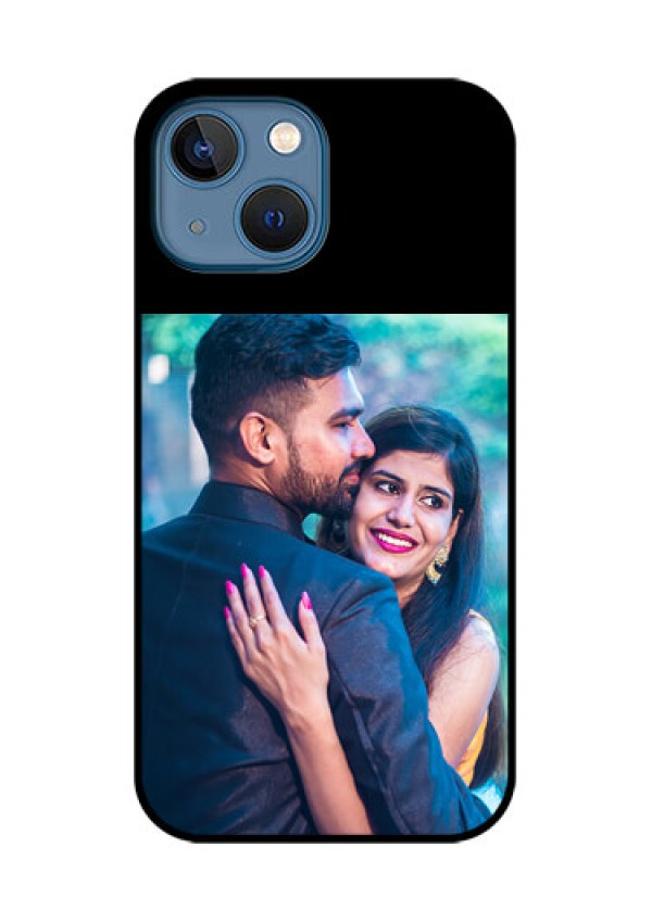 iPhone 13 Mini Custom Glass Phone Case - Upload Full Picture With Custom Color Design