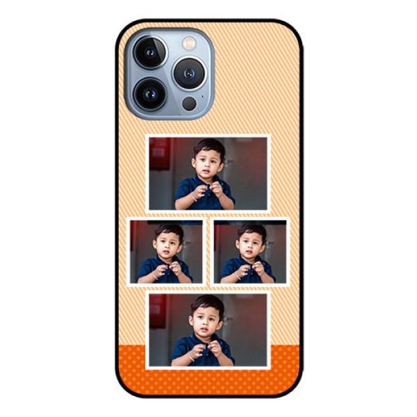 iPhone 13 Pro Max Photo Printing on Glass Case - Bulk Photos Upload Design