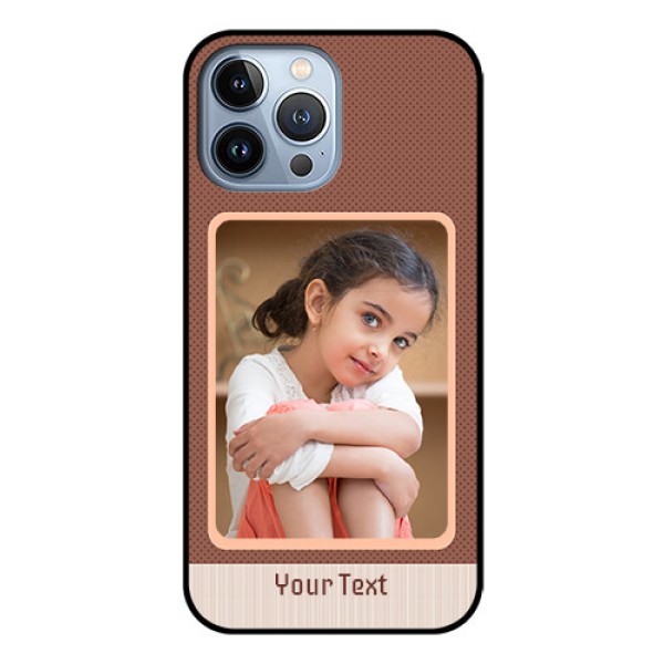 iPhone 13 Pro Max Custom Glass Phone Case - Simple Pic Upload Design