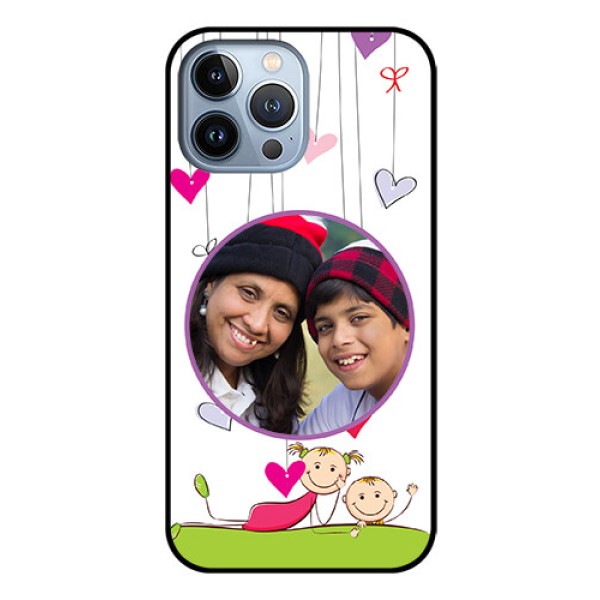 iPhone 13 Pro Max Photo Printing on Glass Case - Cute Kids Phone Case Design