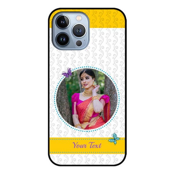 iPhone 13 Pro Max Custom Glass Mobile Case - Girls Premium Case Design