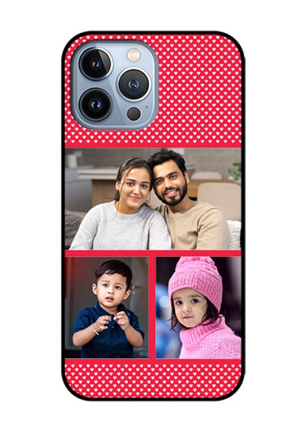iPhone 13 Pro Max Personalized Glass Phone Case - Bulk Pic Upload Design