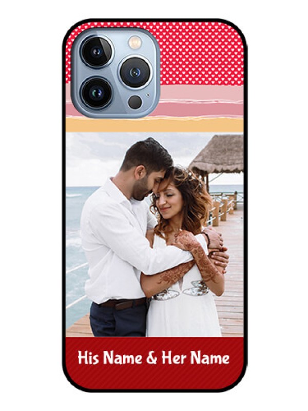 Custom iPhone 13 Pro Max Custom Glass Mobile Case - Premium Case Design