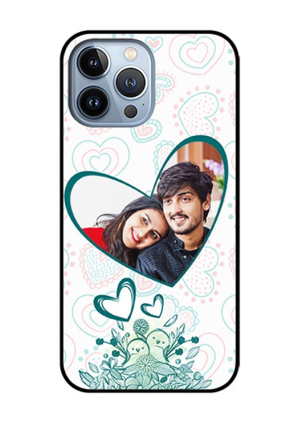 iPhone 13 Pro Max Photo Printing on Glass Case - Premium Couple Design