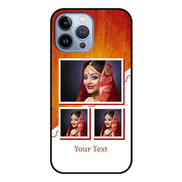 iPhone 13 Pro Max Custom Glass Phone Case - Wedding Memories Design iPhone 13 Pro Max Custom Glass Phone Case - Wedding Memories Design