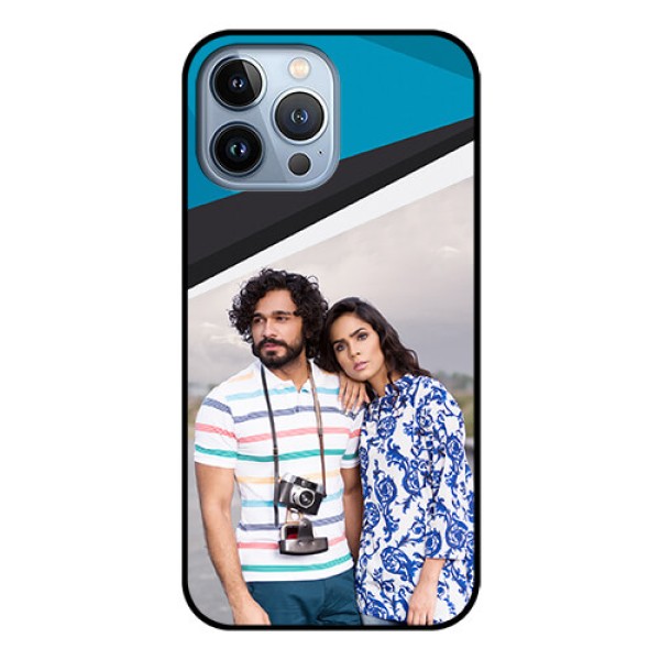 iPhone 13 Pro Max Photo Printing on Glass Case - Simple Pattern Photo Upload Design iPhone 13 Pro Max Photo Printing on Glass Case - Simple Pattern Photo Upload Design