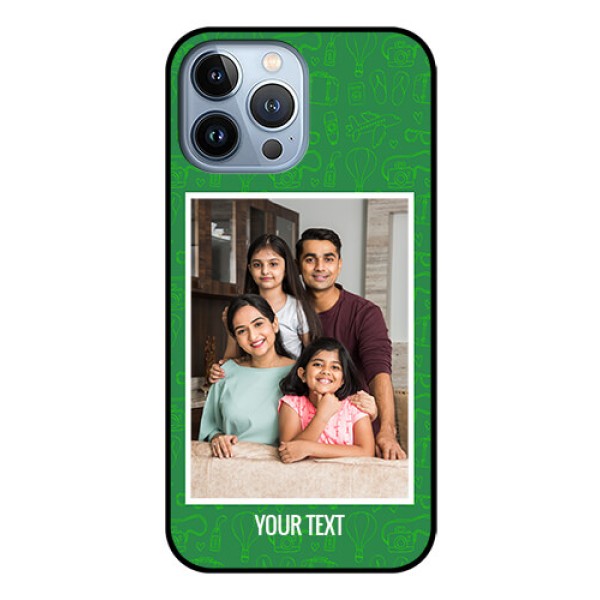iPhone 13 Pro Max Personalized Glass Phone Case - Picture Upload Design