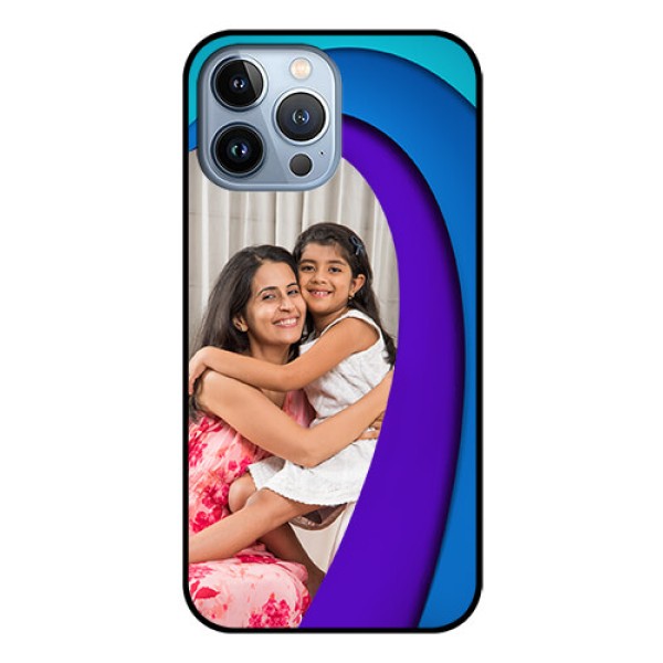 iPhone 13 Pro Max Photo Printing on Glass Case - Simple Pattern Design