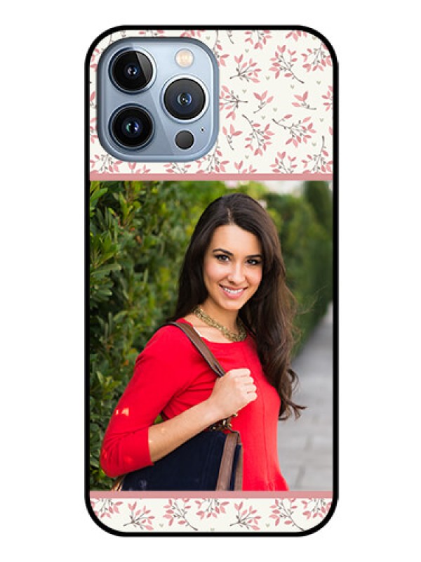 Custom iPhone 13 Pro Max Custom Glass Phone Case - Premium Floral Design