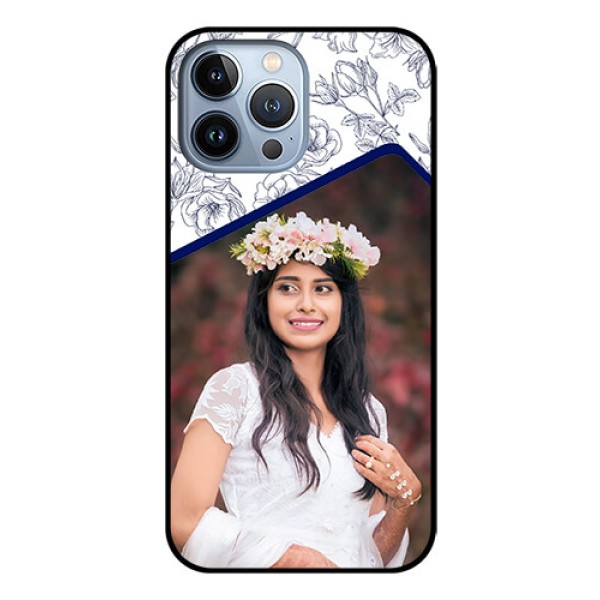 iPhone 13 Pro Max Personalized Glass Phone Case - Premium Floral Design iPhone 13 Pro Max Personalized Glass Phone Case - Premium Floral Design