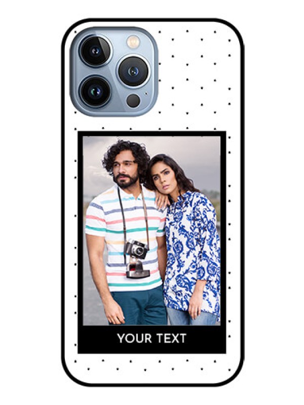 Custom iPhone 13 Pro Max Photo Printing on Glass Case - Premium Design