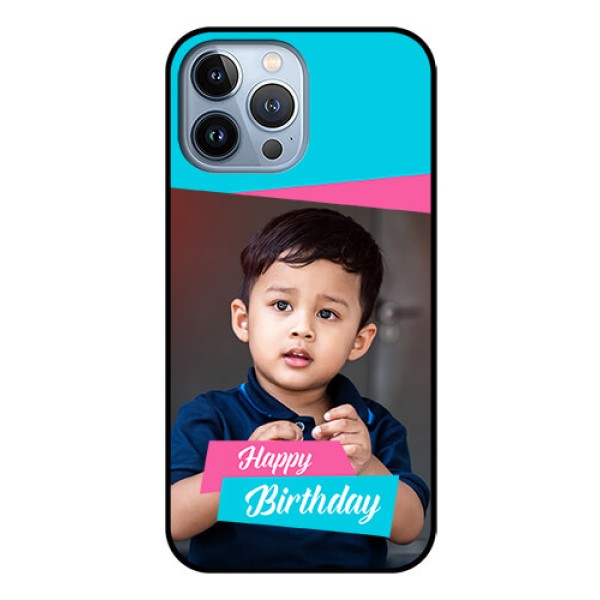 iPhone 13 Pro Max Personalized Glass Phone Case - Image Holder with 2 Color Design iPhone 13 Pro Max Personalized Glass Phone Case - Image Holder with 2 Color Design
