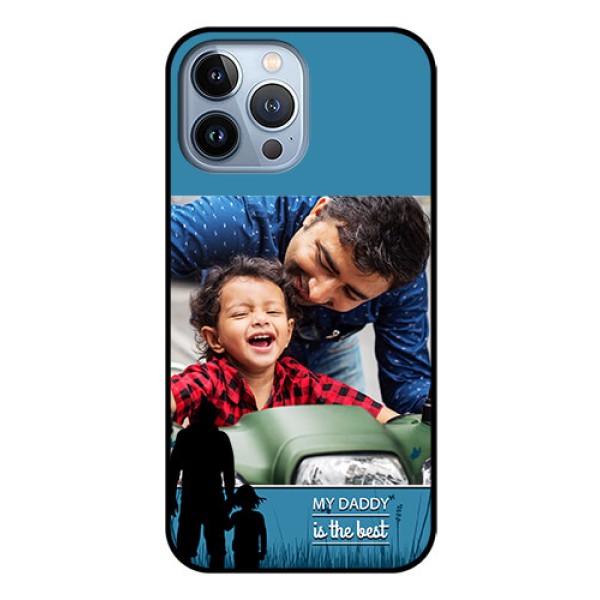 iPhone 13 Pro Max Custom Glass Mobile Case - Best dad design