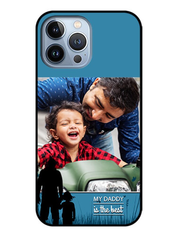 Custom iPhone 13 Pro Max Custom Glass Mobile Case - Best dad design