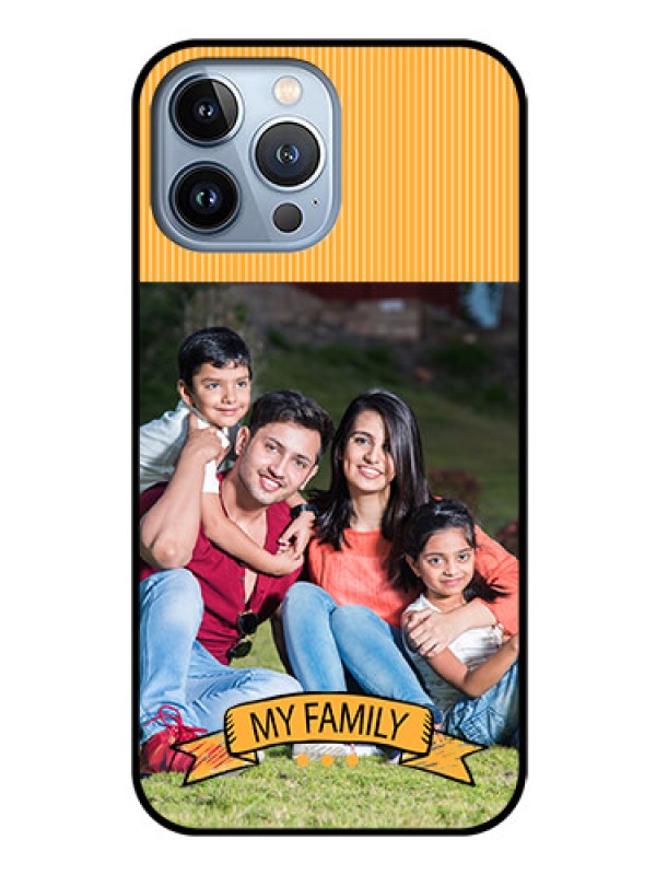 Custom iPhone 13 Pro Max Custom Glass Phone Case - My Family Design