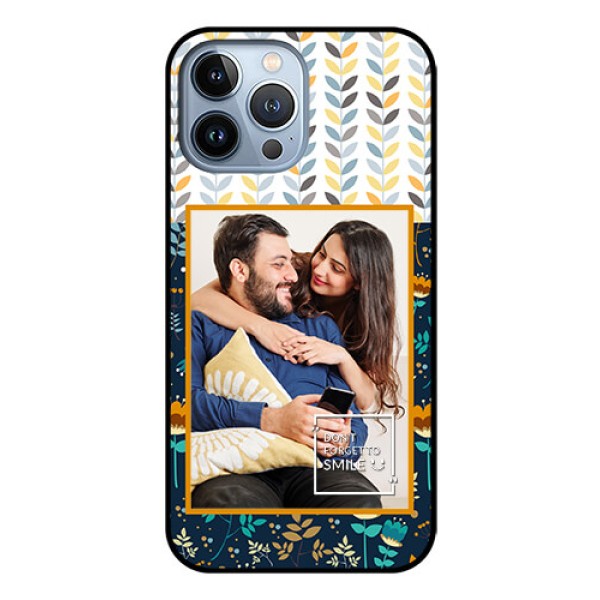 iPhone 13 Pro Max Custom Glass Mobile Case - Pattern Design