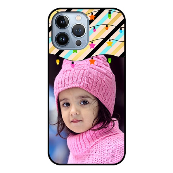 iPhone 13 Pro Max Custom Glass Mobile Case - Lights Hanging Design