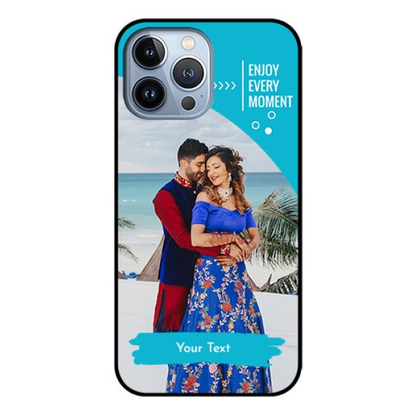 iPhone 13 Pro Max Custom Glass Mobile Case - Happy Moment Design