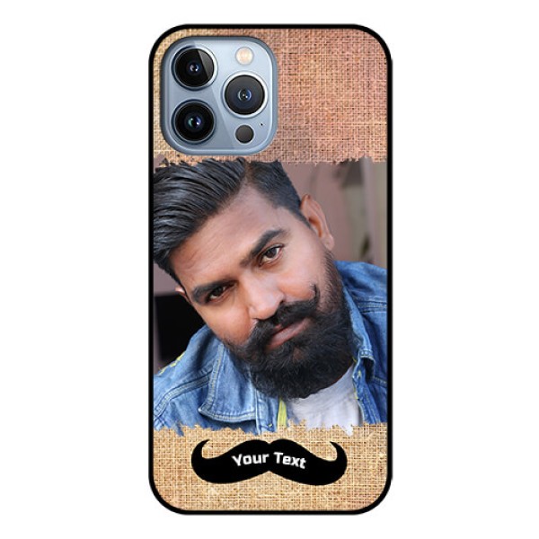 iPhone 13 Pro Max Personalized Glass Phone Case - with Texture Design