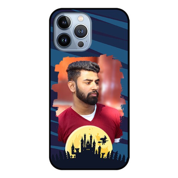 iPhone 13 Pro Max Photo Printing on Glass Case - Halloween Witch Design