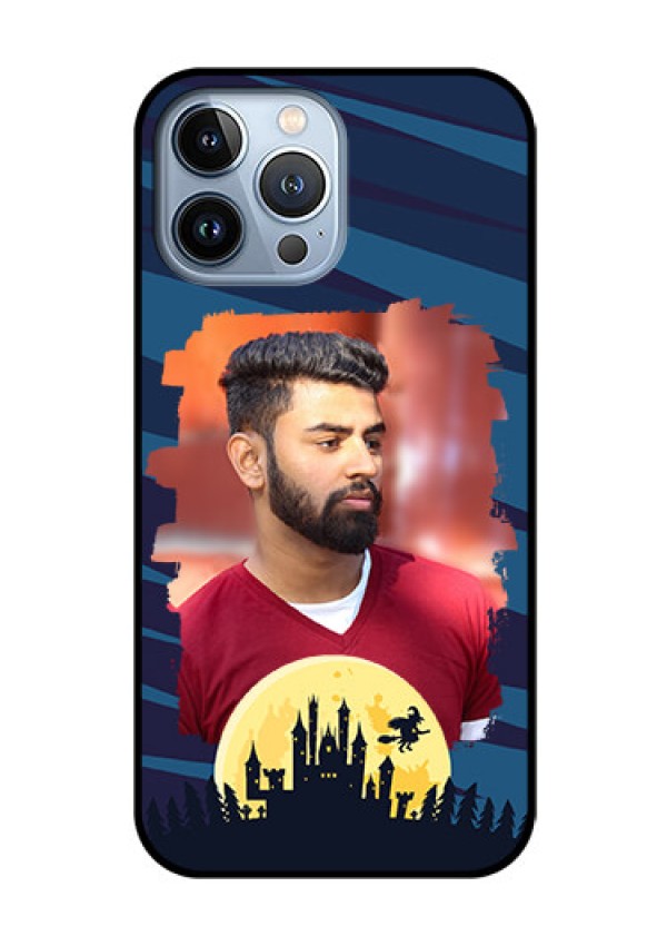 iPhone 13 Pro Max Photo Printing on Glass Case - Halloween Witch Design