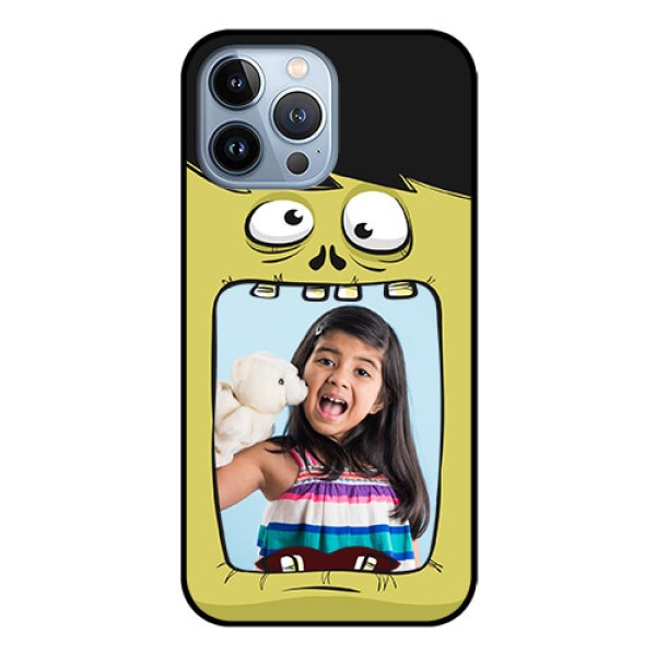 iPhone 13 Pro Max Personalized Glass Phone Case - Cartoon monster back case Design iPhone 13 Pro Max Personalized Glass Phone Case - Cartoon monster back case Design
