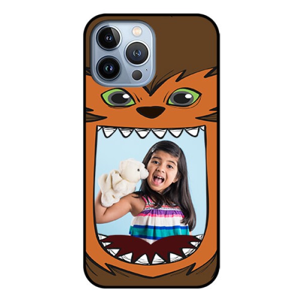 iPhone 13 Pro Max Photo Printing on Glass Case - Owl Monster Back Case Design iPhone 13 Pro Max Photo Printing on Glass Case - Owl Monster Back Case Design