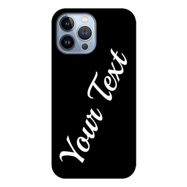 iPhone 13 Pro Max Custom Glass Mobile Cover with Your Name