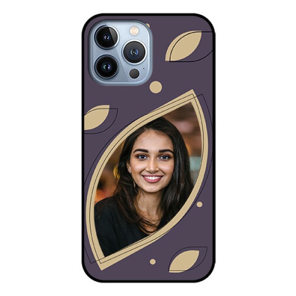 iPhone 13 Pro Max Custom Glass Mobile Case - Falling Leaf Design