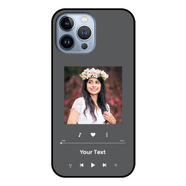 iPhone 13 Pro Max Custom Glass Mobile Case - Play The Music Design