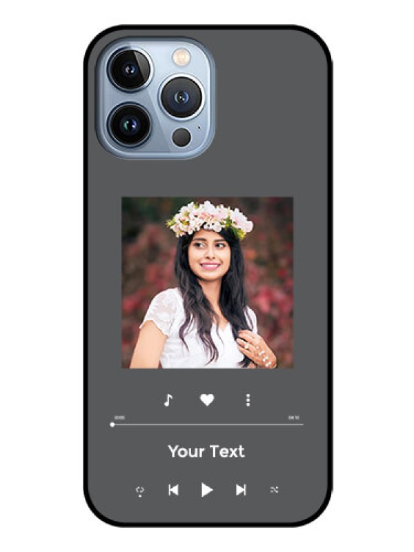 Custom iPhone 13 Pro Max Custom Glass Mobile Case - Play The Music Design