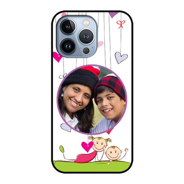 iPhone 13 Pro Photo Printing on Glass Case - Cute Kids Phone Case Design