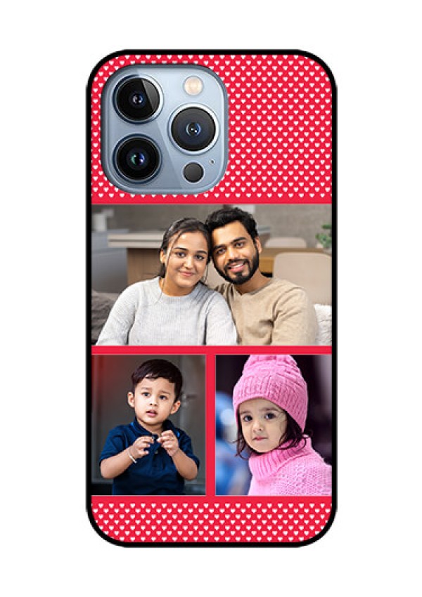 iPhone 13 Pro Personalized Glass Phone Case - Bulk Pic Upload Design