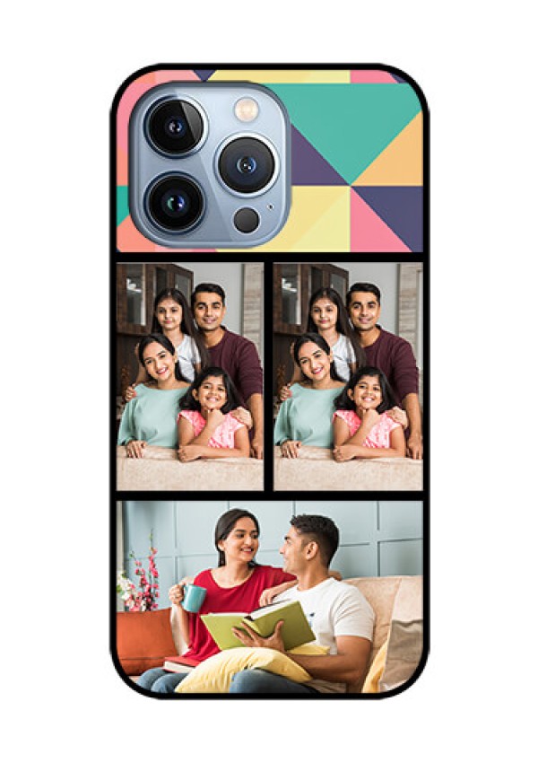 iPhone 13 Pro Custom Glass Phone Case - Bulk Pic Upload Design