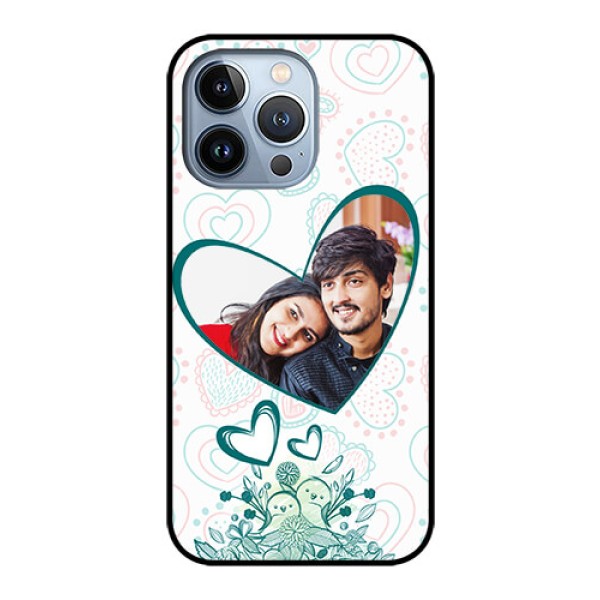 iPhone 13 Pro Photo Printing on Glass Case - Premium Couple Design iPhone 13 Pro Photo Printing on Glass Case - Premium Couple Design