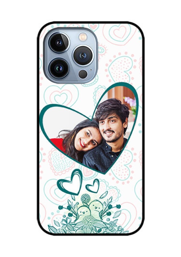 iPhone 13 Pro Photo Printing on Glass Case - Premium Couple Design
