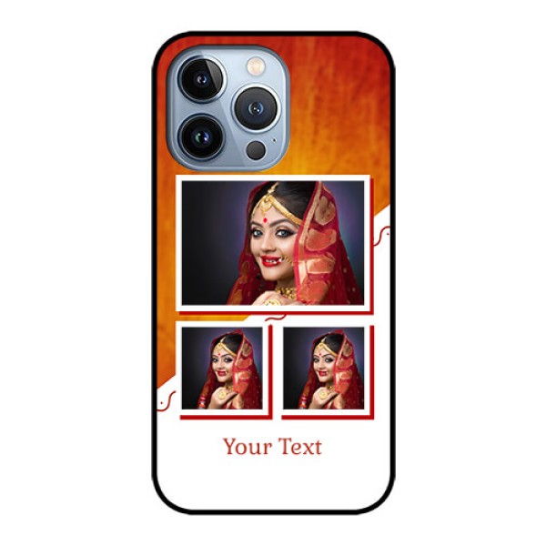 iPhone 13 Pro Custom Glass Phone Case - Wedding Memories Design iPhone 13 Pro Custom Glass Phone Case - Wedding Memories Design