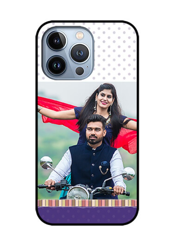iPhone 13 Pro Photo Printing on Glass Case - Cute Family Design