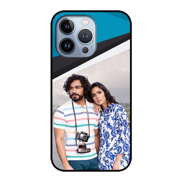 iPhone 13 Pro Photo Printing on Glass Case - Simple Pattern Photo Upload Design iPhone 13 Pro Photo Printing on Glass Case - Simple Pattern Photo Upload Design